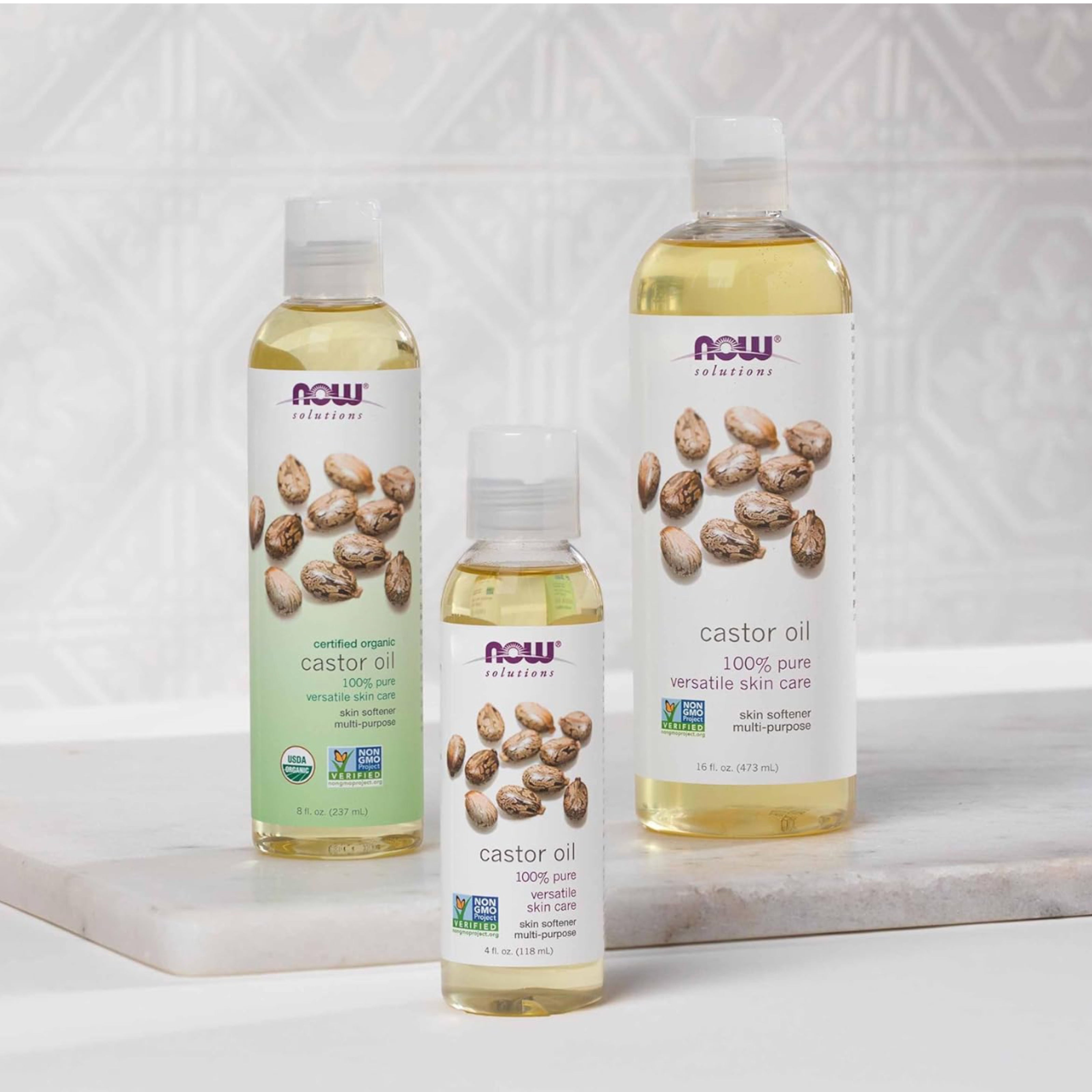 NOW Solutions Castor Oil – 100% Pure 4 oz (118ml)