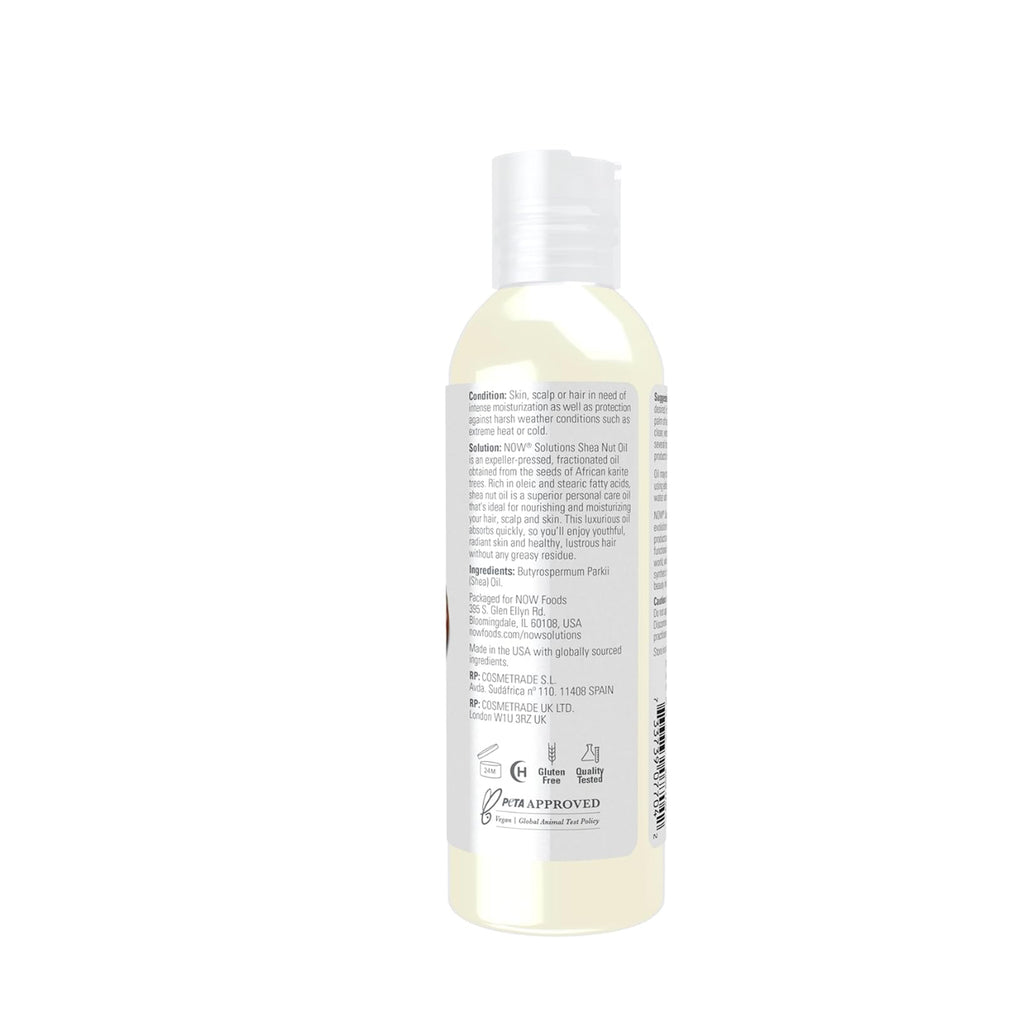 NOW Solutions Shea Nut Oil – 100% Pure 118ml