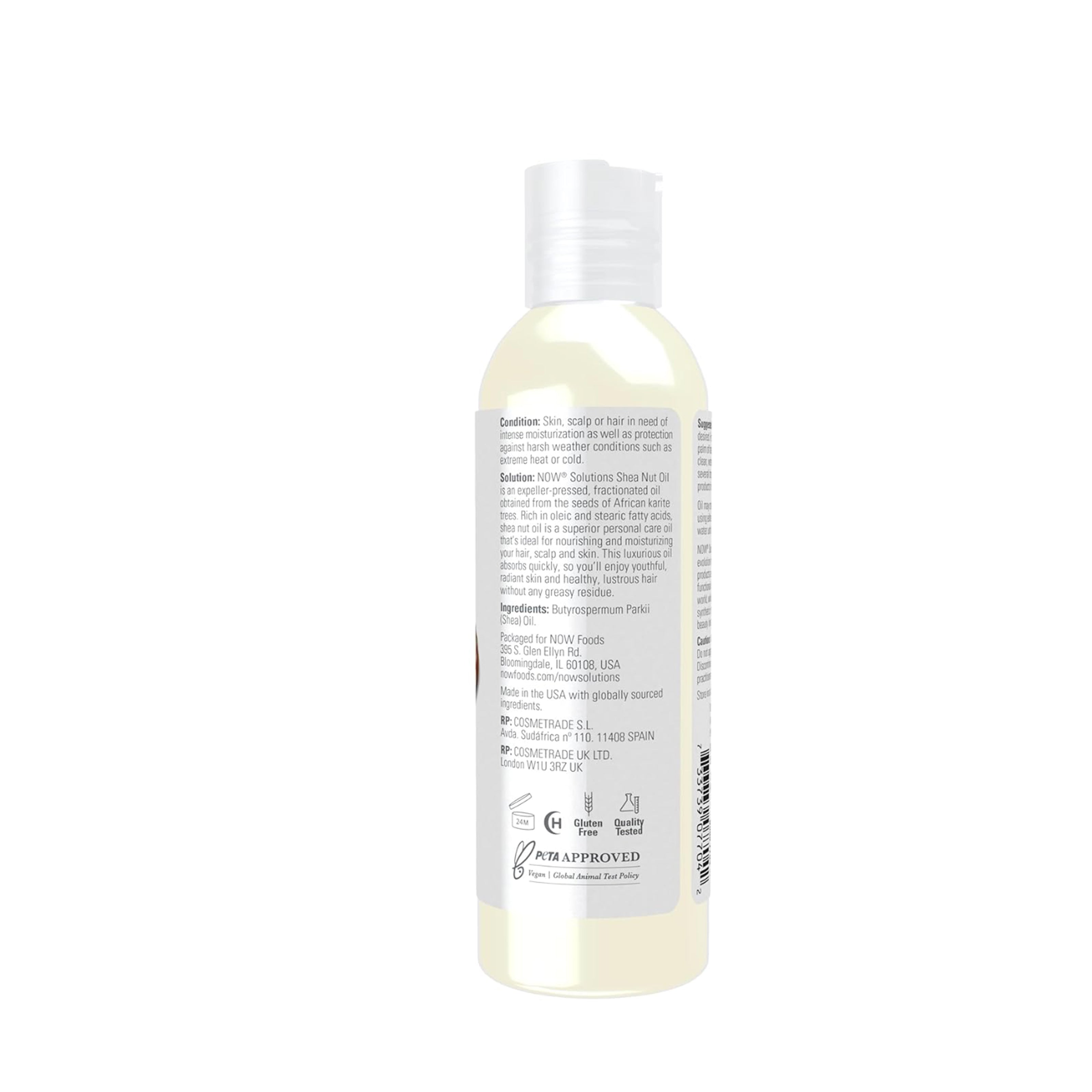 NOW Solutions Shea Nut Oil – 100% Pure 118ml