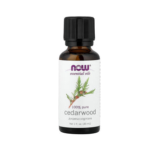 NOW Cedarwood Essential Oil – Pure Therapeutic Grade for Aromatherapy