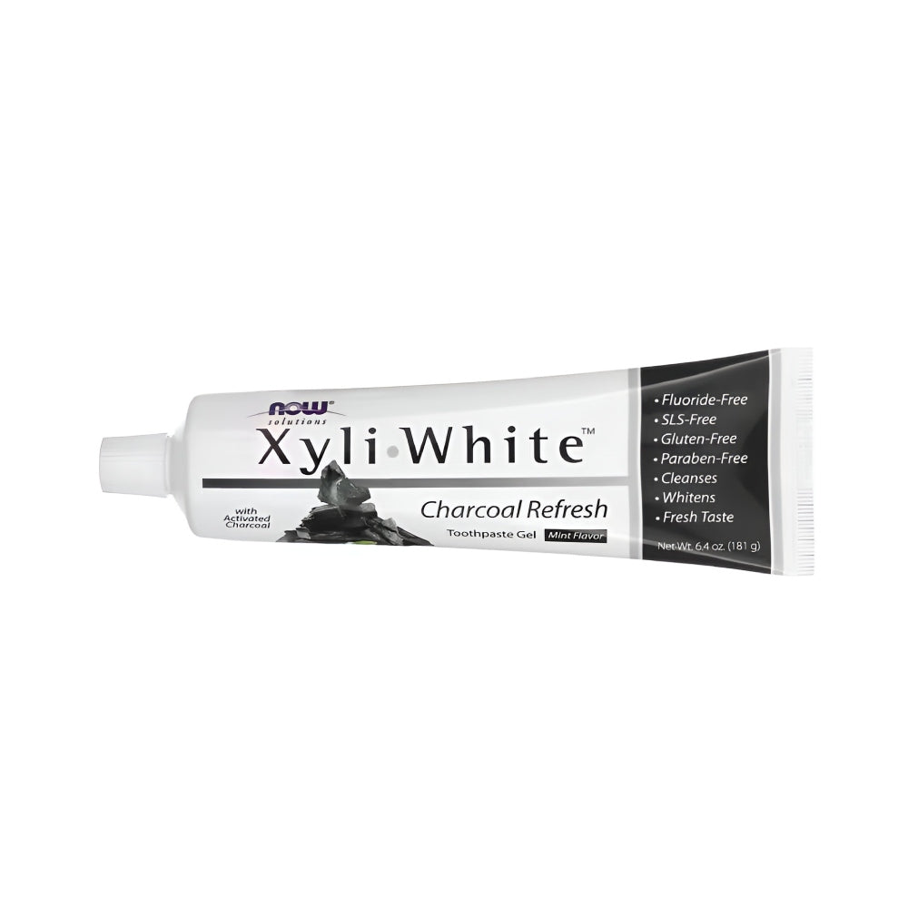 NOW Now Toothpaste 181g Xyli White Gel Charcoal Refresh