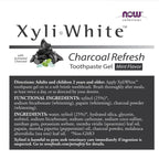 NOW Xyli Gel Charcoal Refresh Toothpaste – Whitening & Detoxifying