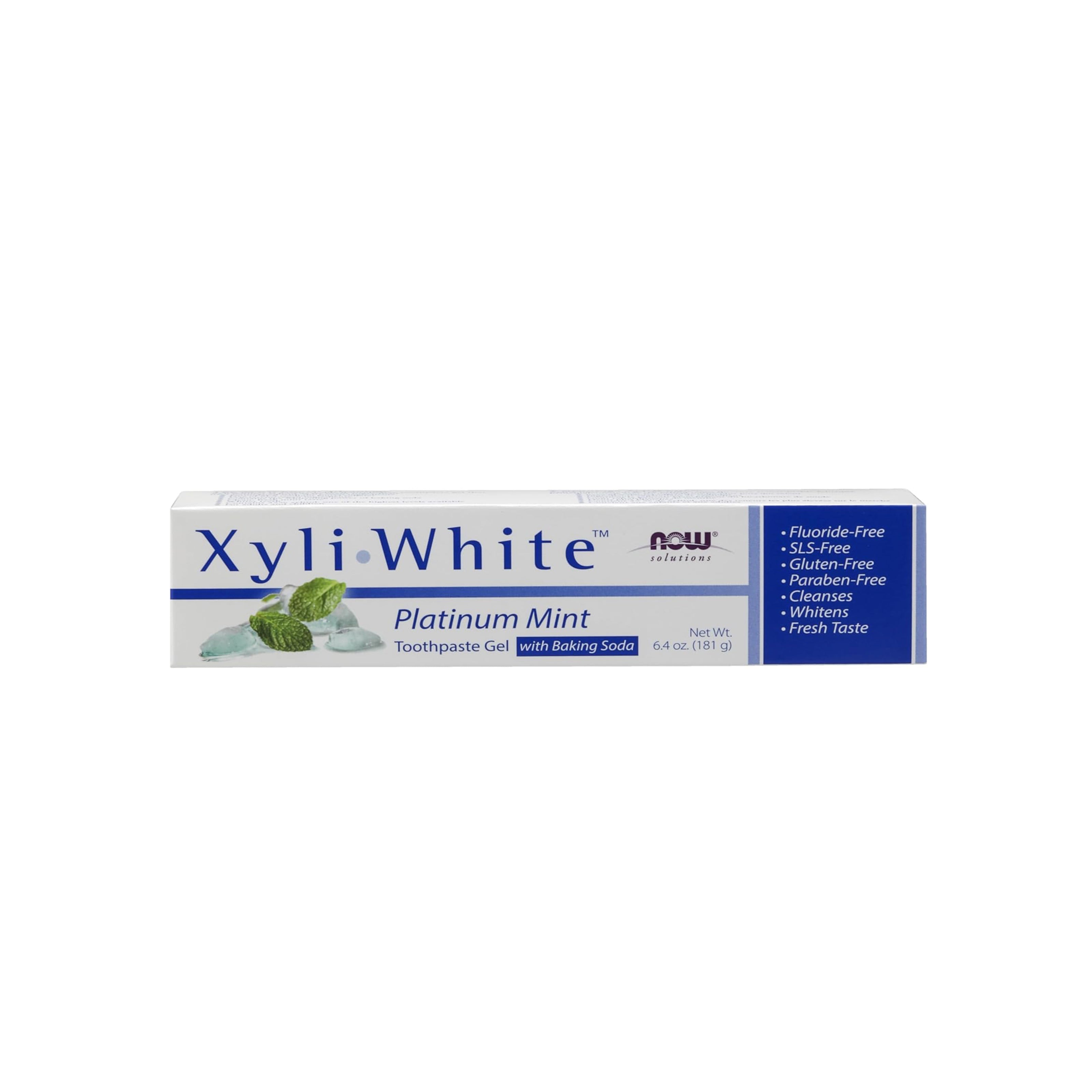 NOW Xyli Platinum Whitening Toothpaste – Natural Xylitol Oral Care