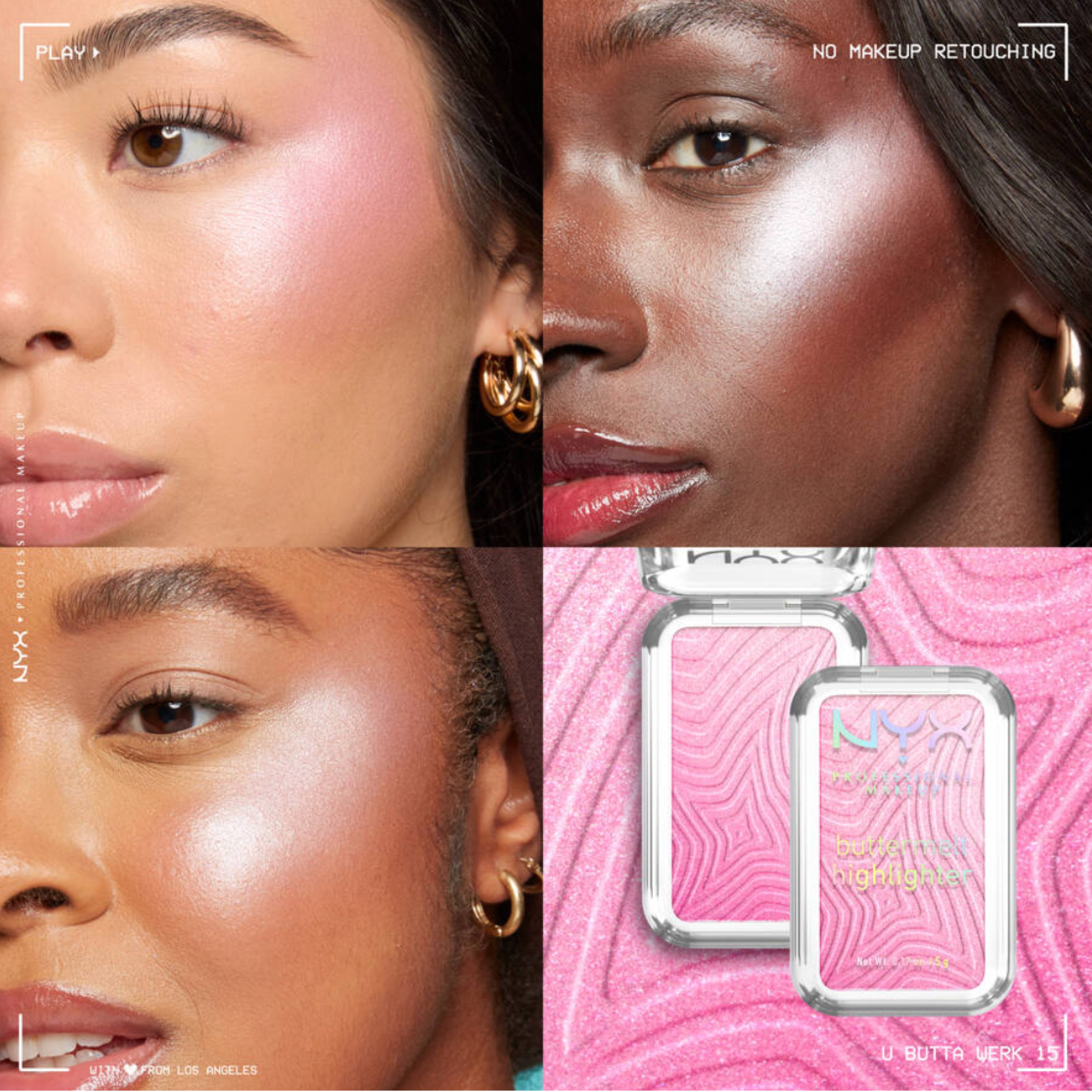 NYX Professional Makeup Buttermelt Highlighter - 15 U Butta Werk (5g)