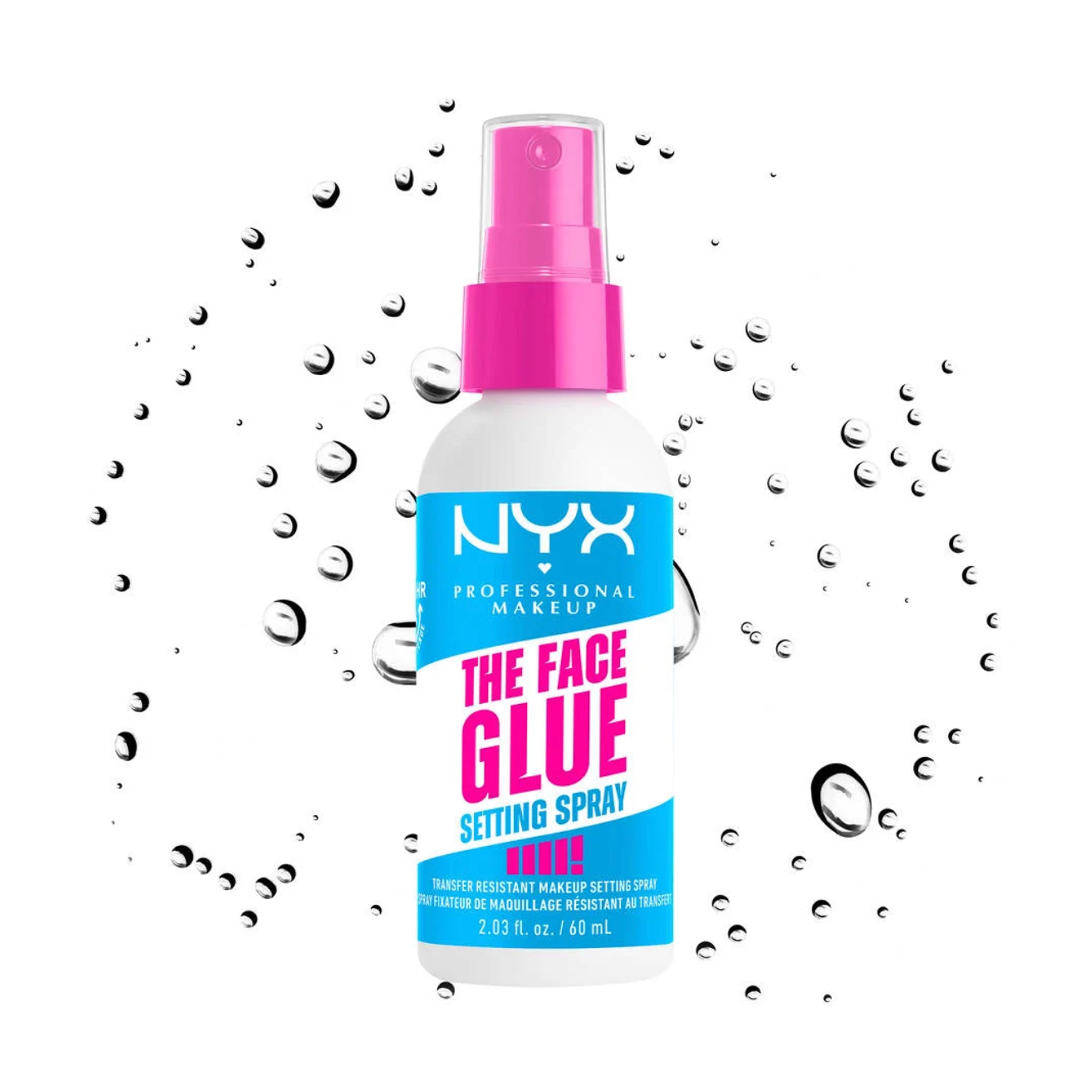 NYX The Face Glue Makeup Setting Spray – Long Lasting Fixer - 60ml