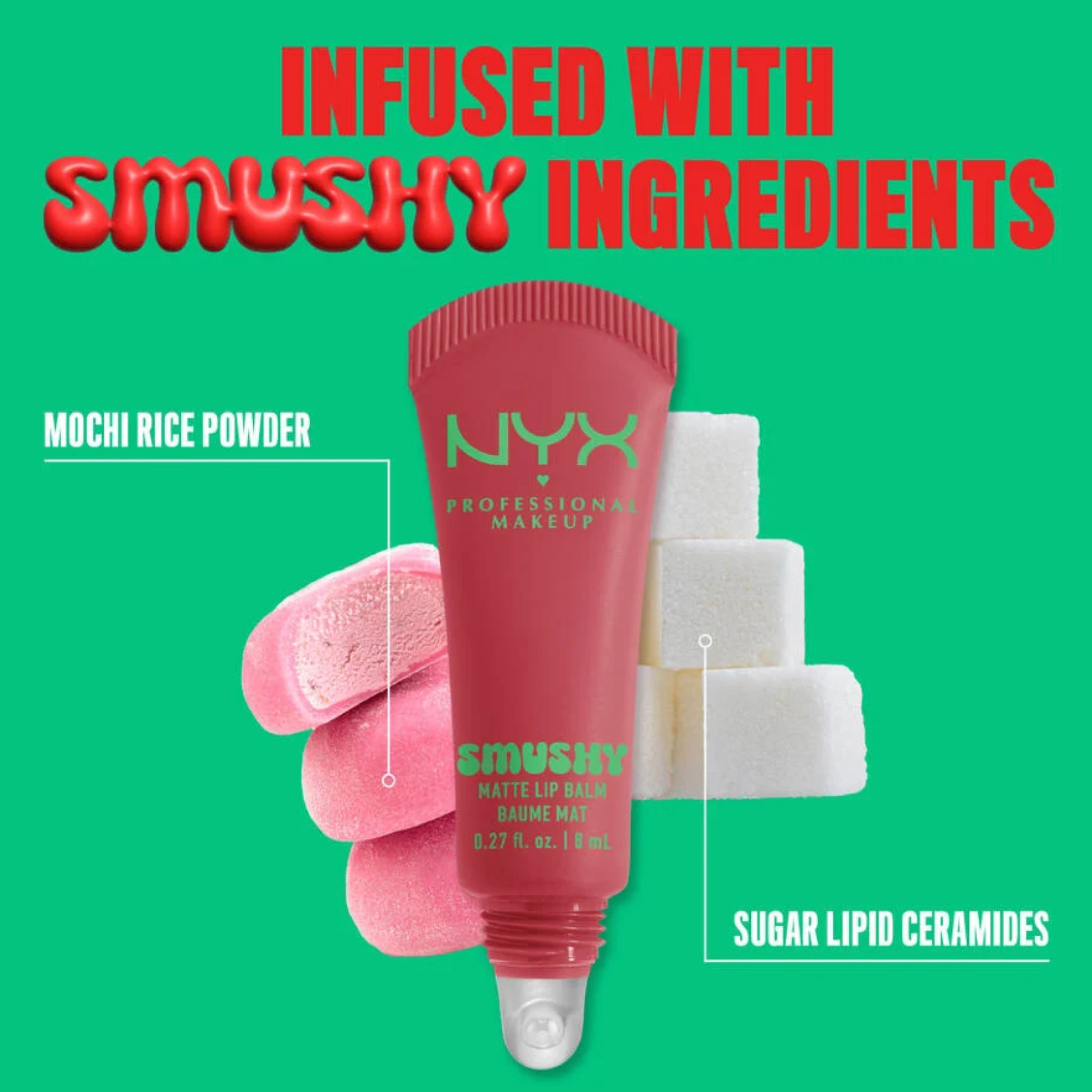 NYX Smushy Matte Tinted Lip Balm – 05 Single SZN 8ml