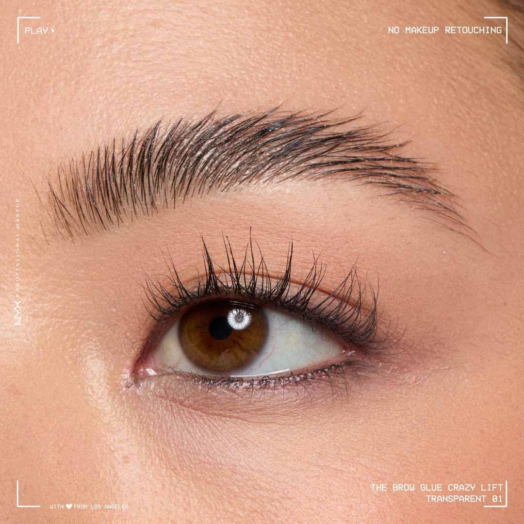 NYX Brow Glue Crazy Lift – Transparent Extreme Hold Eyebrow Gel 7ml