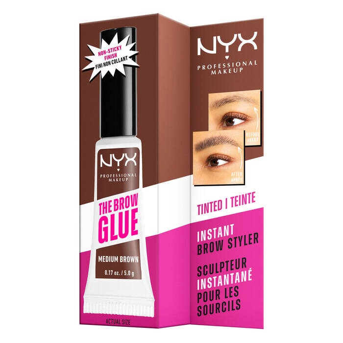 NYX The Brow Glue Instant Brow Styler - 03 Medium Brown (5g)