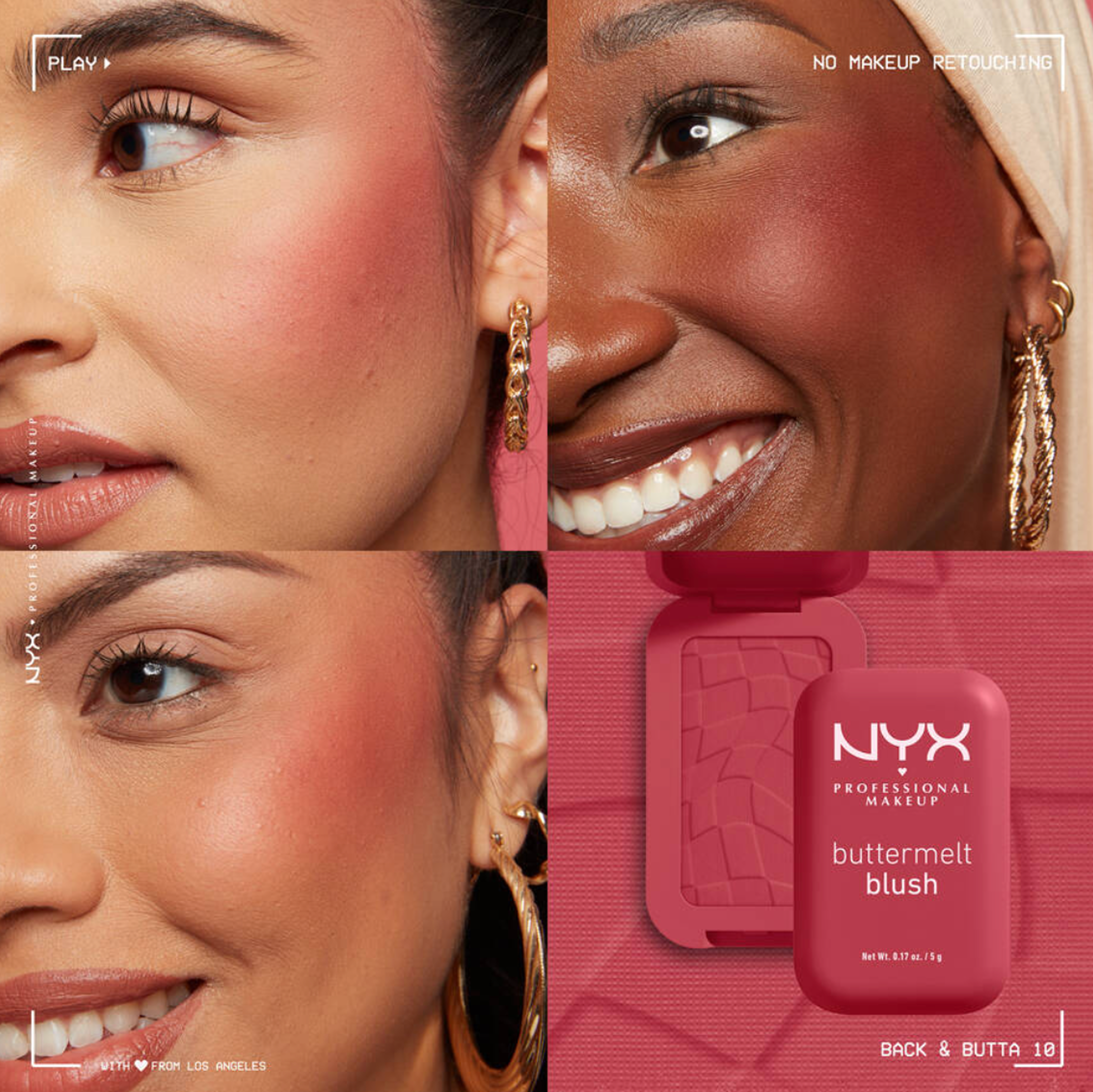 NYX Buttermelt Powder Blush – High-Pigment Matte & Glow Finish (7 Shades)