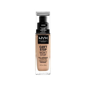 NYX Can't Stop Won't Stop Full Coverage Foundation – 07 Natural (30ml)