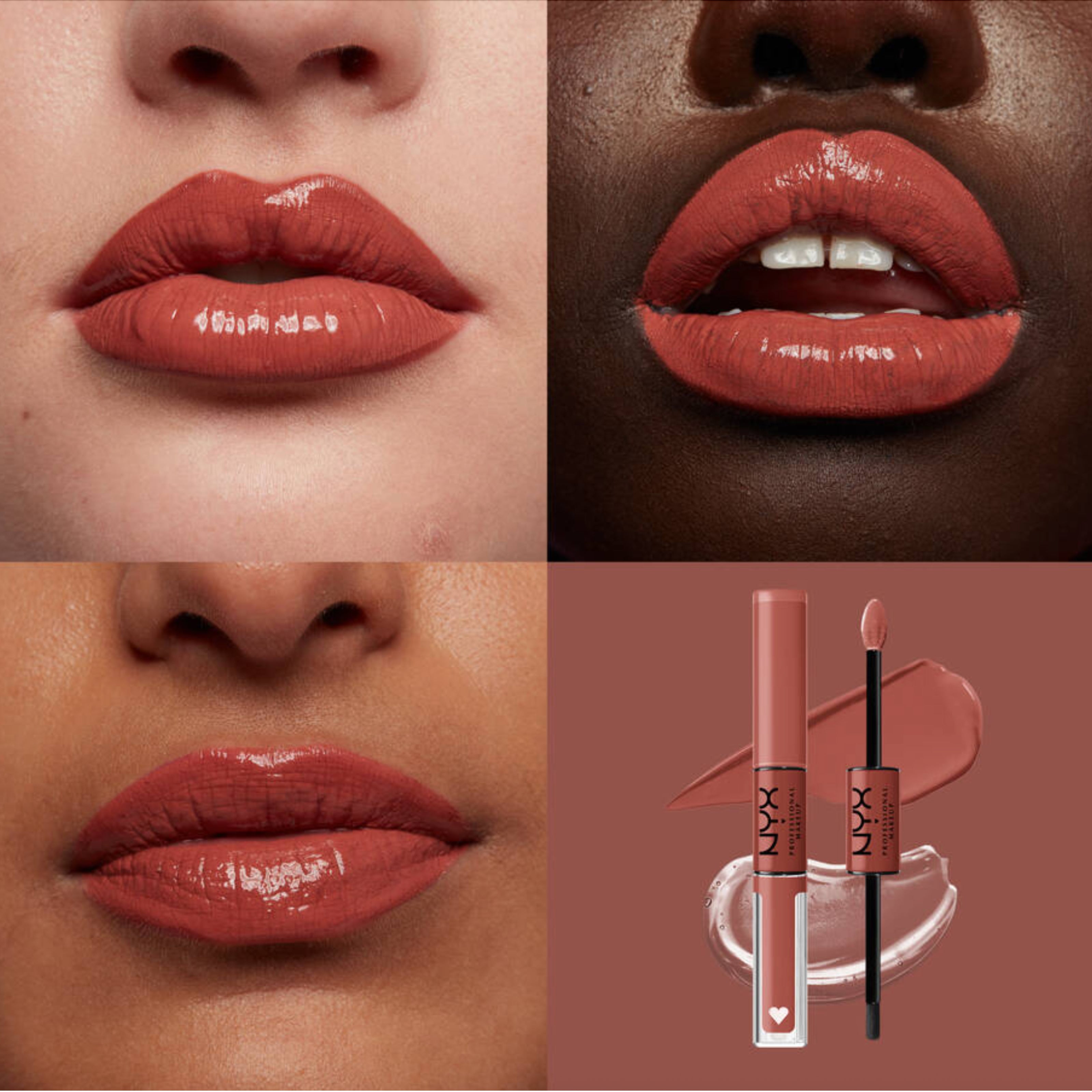 NYX غلوس شفاه Lip Color Gloss Ambition Statement – لمعة تدوم طويلًا