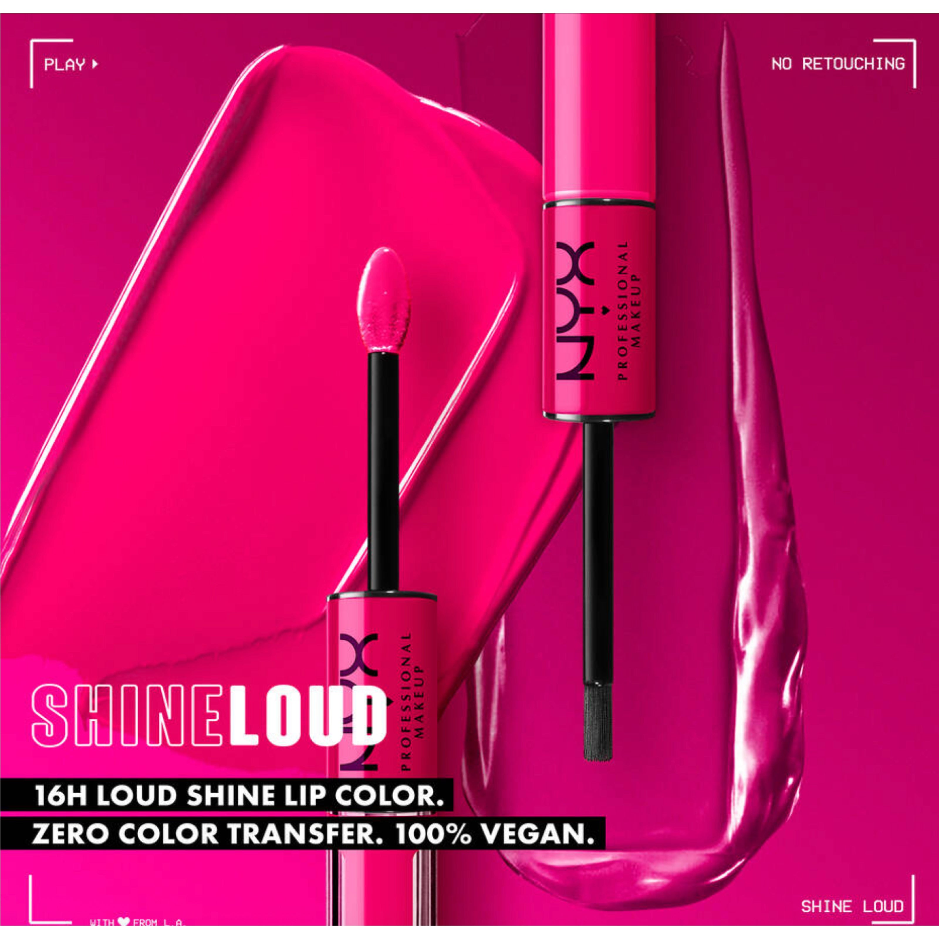 NYX غلوس شفاه Lip Color Gloss Ambition Statement – لمعة تدوم طويلًا