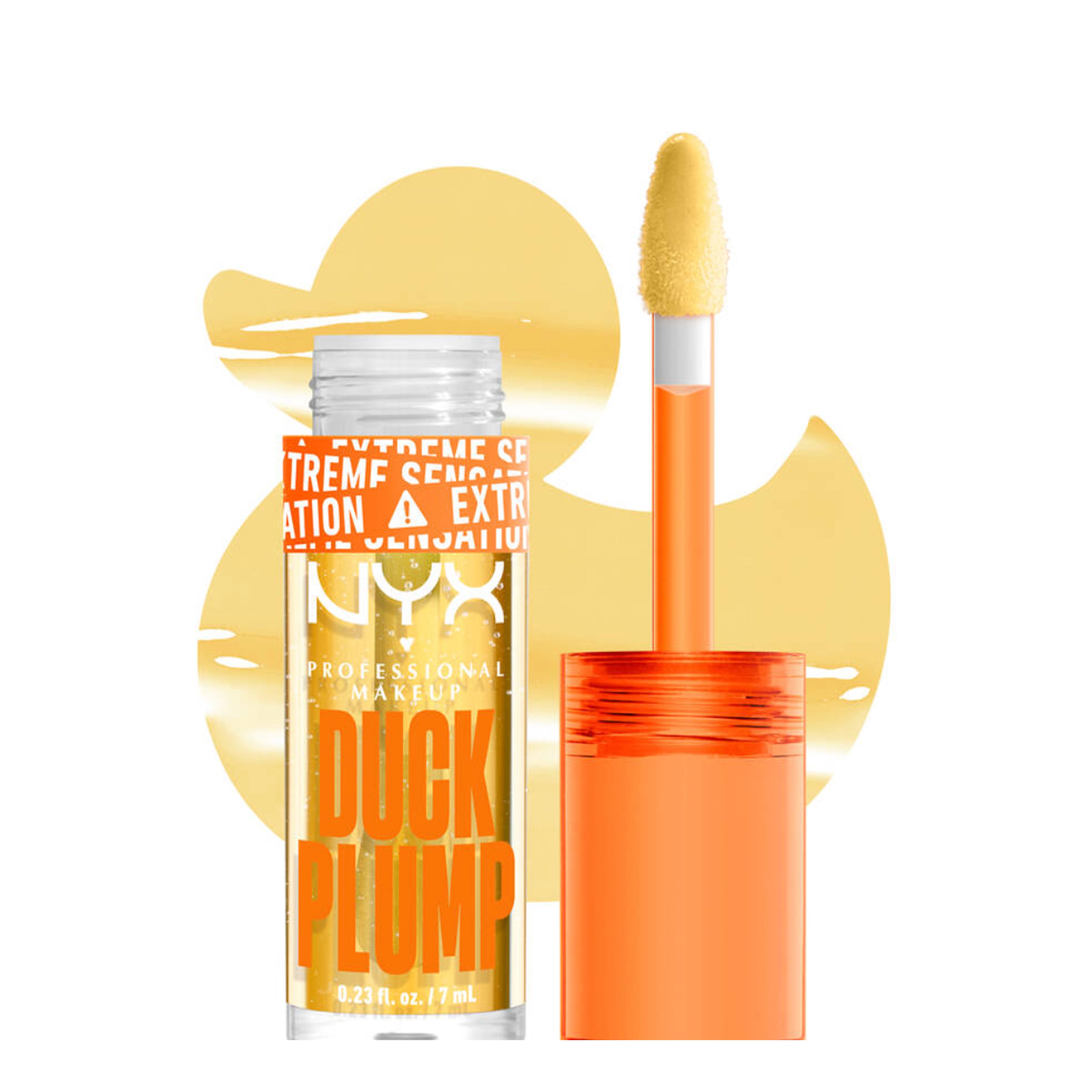 NYX Duck Plump Lip Gloss – Clearly Spicy High-Shine Plumping Formula