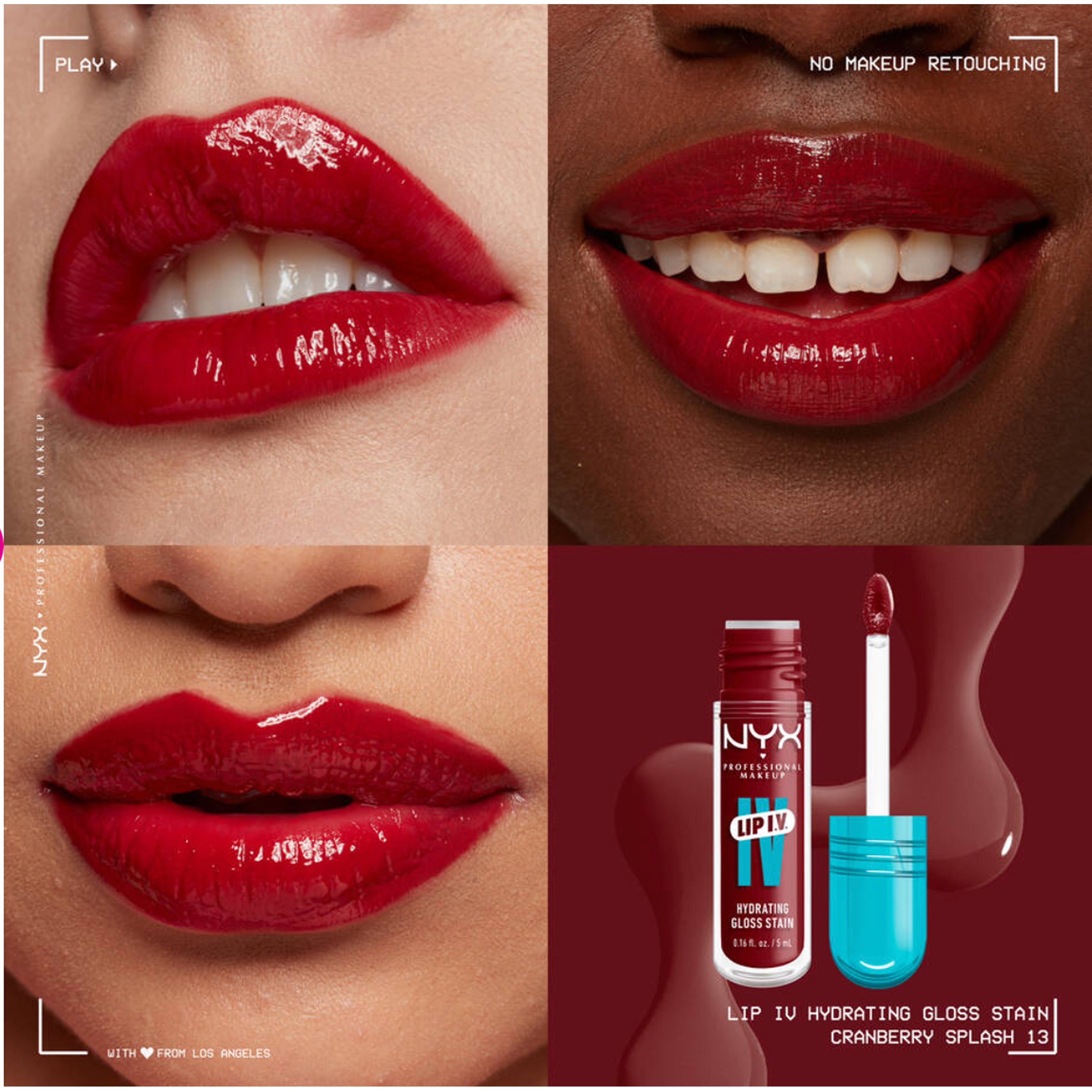 NYX Hydrating Lip Gloss – Moisturizing Lip Color in 7 Shades