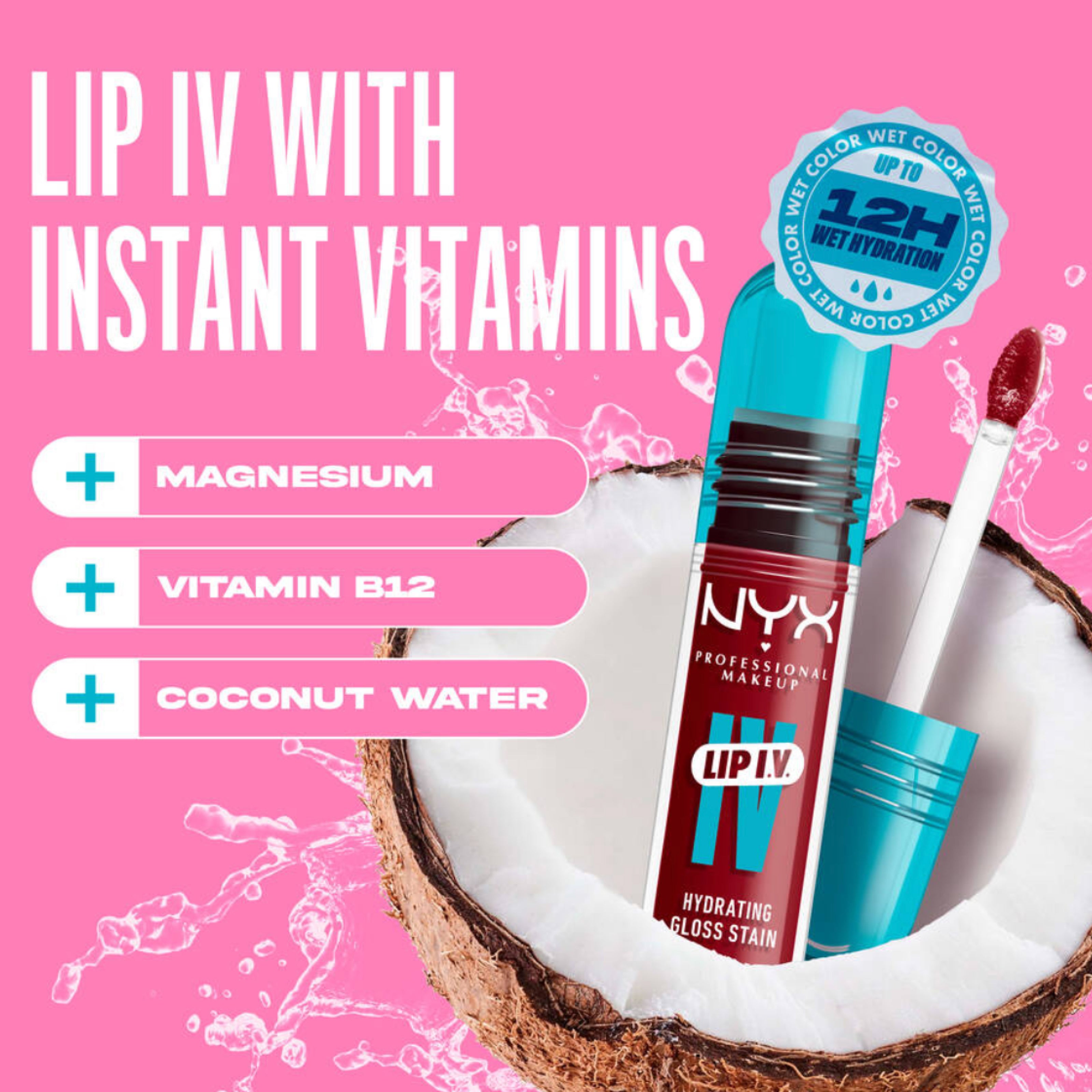 NYX Hydrating Lip Gloss – Moisturizing Lip Color in 7 Shades