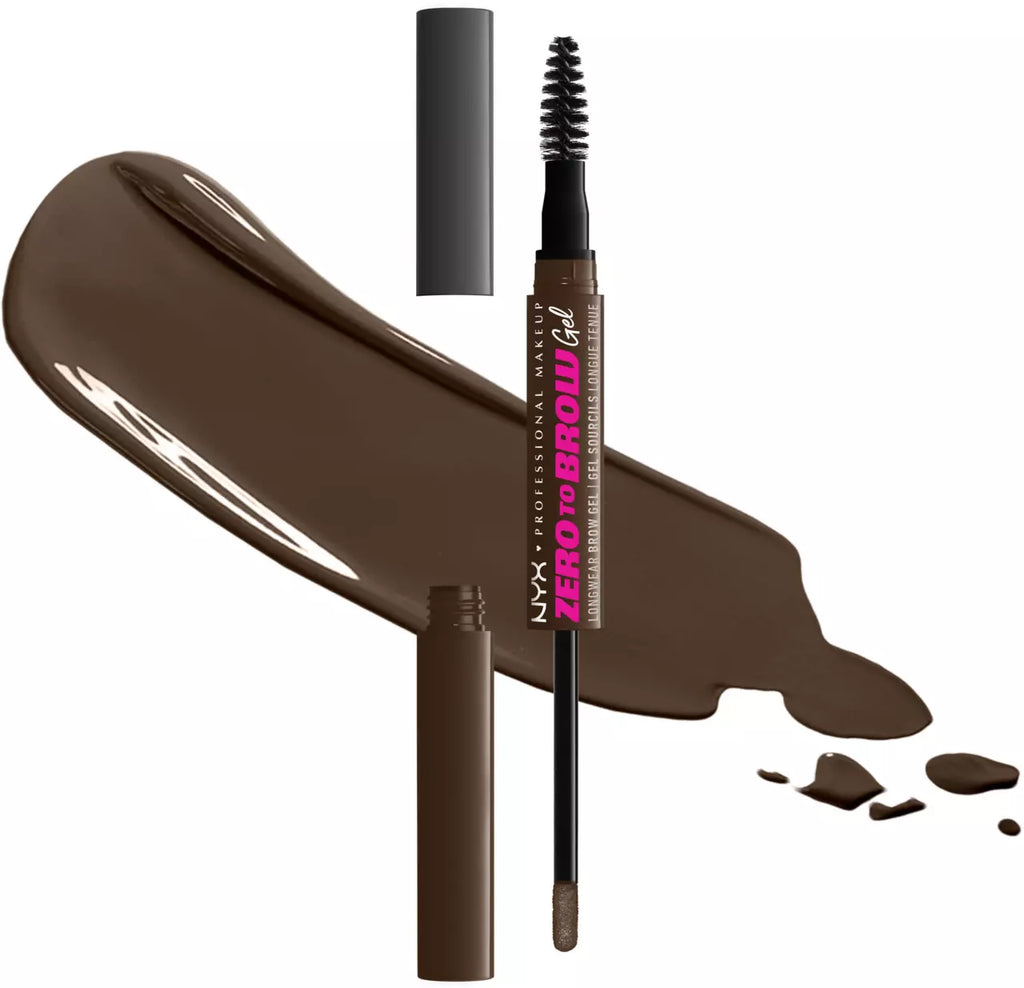 NYX Professional Makeup Zero to Brow Longwear Brow Gel - 07 Espresso (2ml)