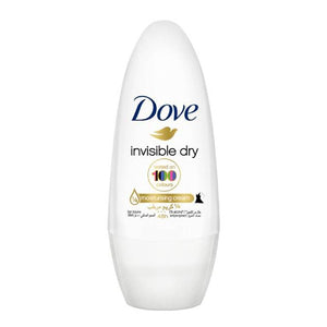 Dove Deodorant Roll On 50ml Invisible Dry