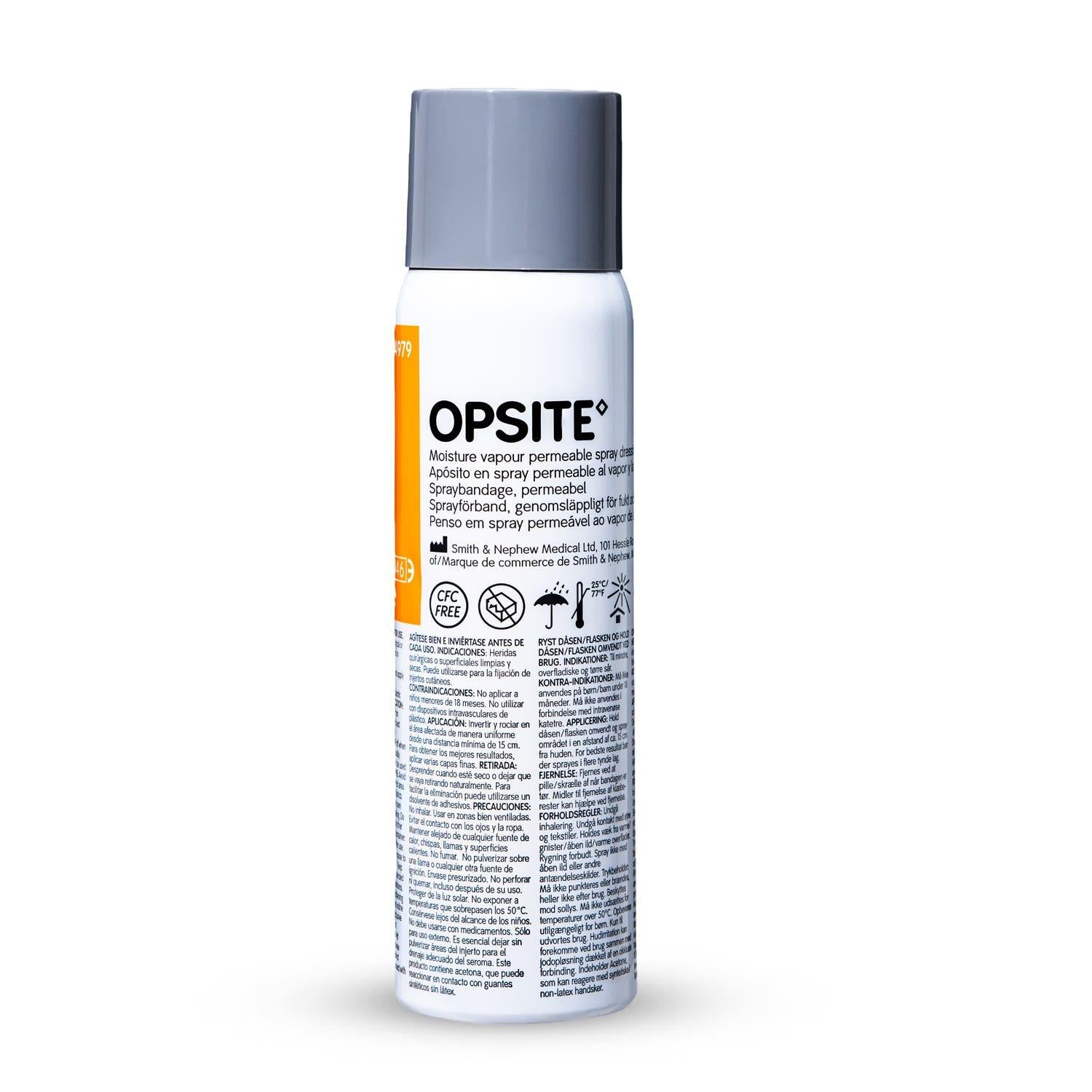 OPSITE SPRAY - WATERPROOF SPRAY DRESSING FOR DRY WOUNDS - 100ML AEROSOL CAN - PACK OF 12