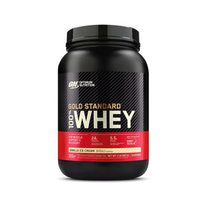 Optimum Nutrition Gold Standard 100% Whey Protein - Vanilla Ice Cream 2 LB
