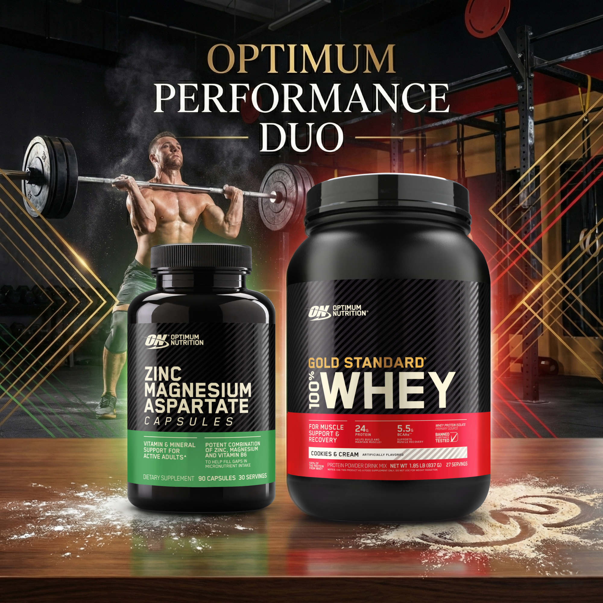 Optimum Nutrition Gold Standard 100% Whey Protein Cookies and Cream