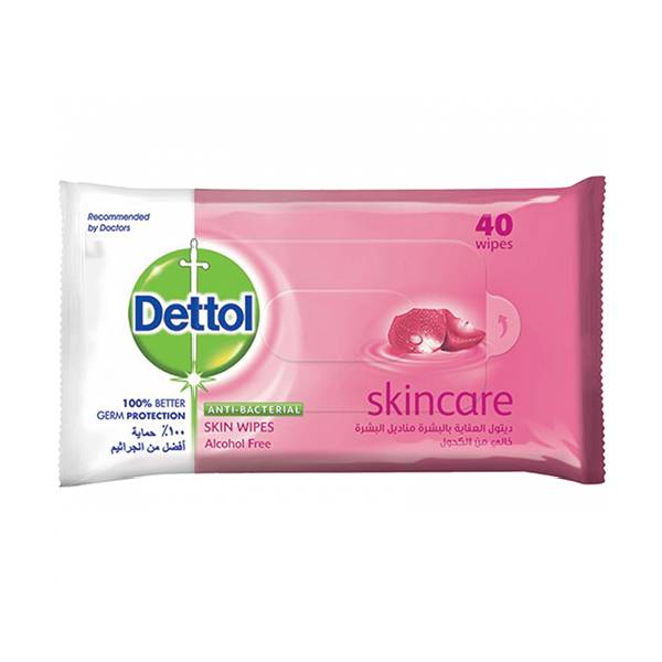 Dettol wet wipes 40pc skin care