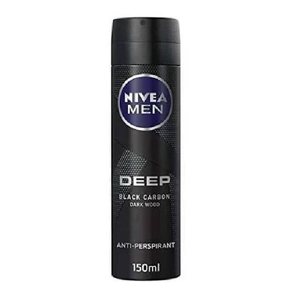 Nivea deodorant spray 150ml deep black carbon beat