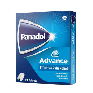 Panadol Advance 500mg Paracetamol Pain Relief Tablets - 24 Count