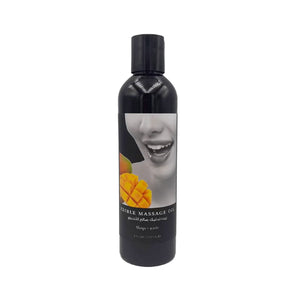 Earthly Edible Body Massage Oil 237ml  Mango v2