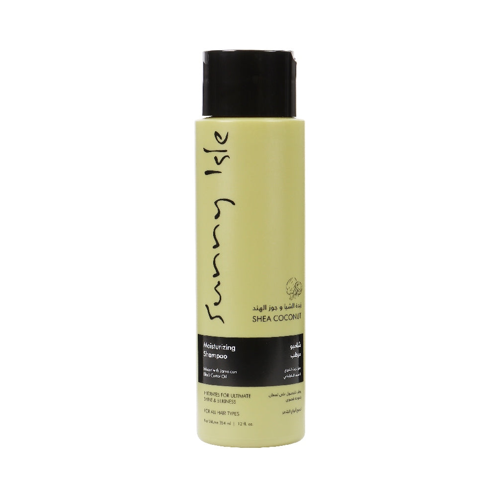 Sunny Isle Hair Shampoo 354ml Moisturizing With Shea Butter Coconut Oil And Jamaican Black Castor Oil