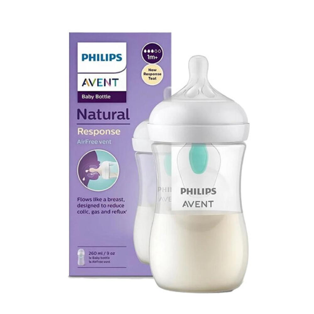 Philips-Avent-Feed-BTL-NAT-260ml-SCY673/01-Plastic-For-+1-Month-+-Air-Free-Anti-Colic-v2