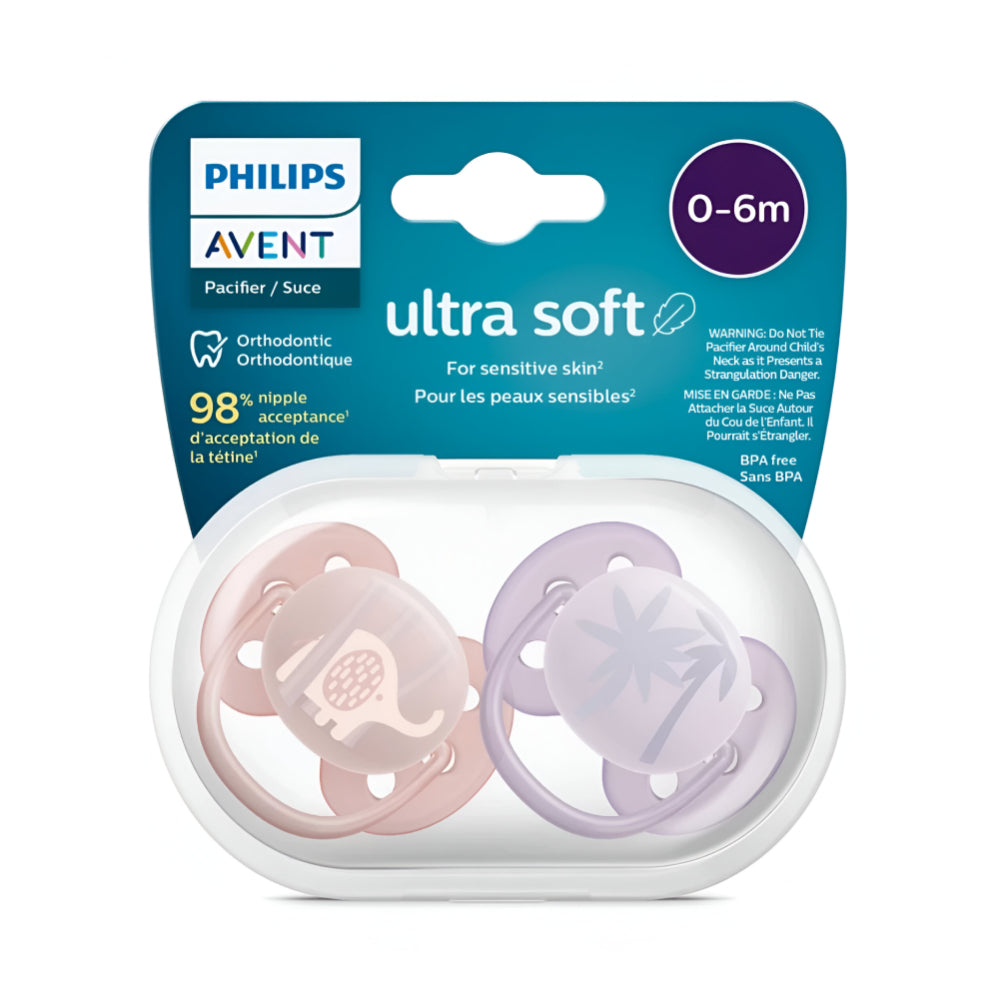 Philips-Avent-Baby-Pacifier-Ultra-Soft-2pc-SCF091/09-0-6-Months-