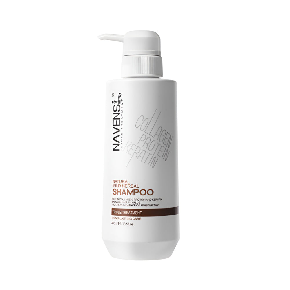 Navensi Hair Shampoo 400ml Natural Mild Herbal With Herbal Extract