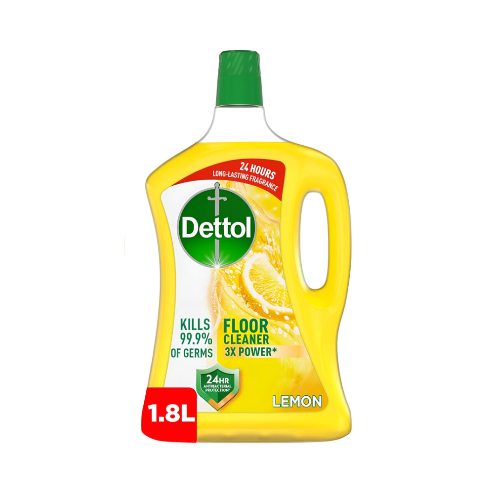 Dettol Floor Cleaner 1.8L Strong Lemon