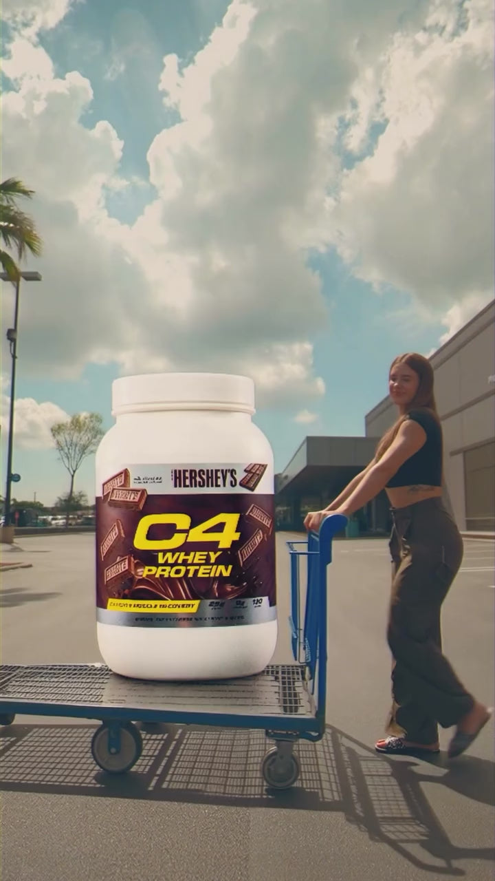 C4 Whey Protein – Hershey's Milk Chocolate- 46 Servings 1610g