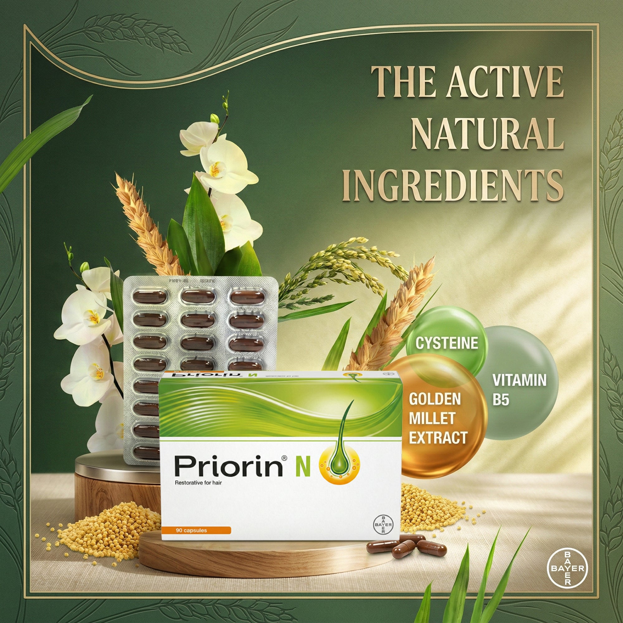 Priorin N Hair Wellness Supplement – 90 Capsules