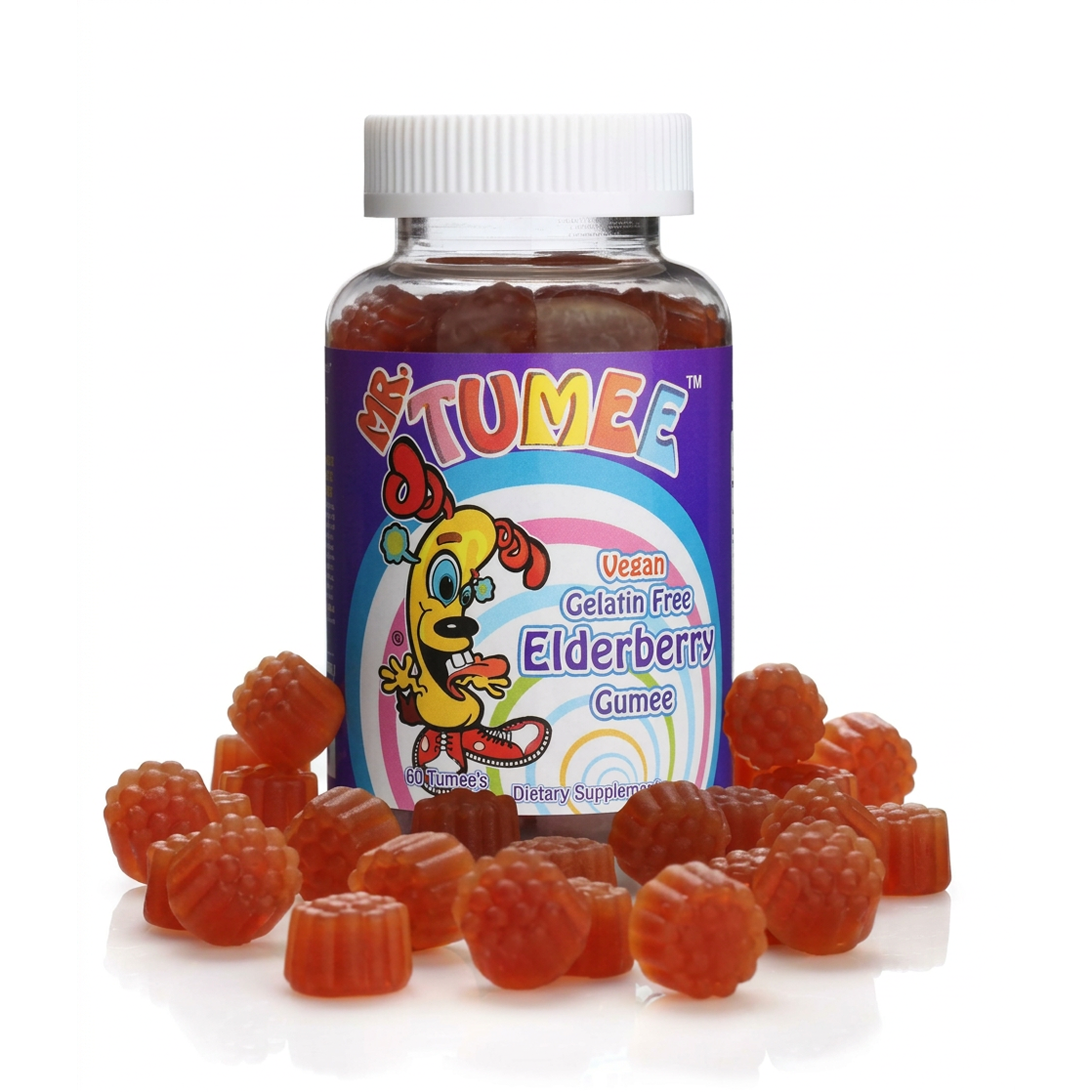 Mr. Tumee Elderberry Gummies 60 Count - Immune Support Vitamin Supplement