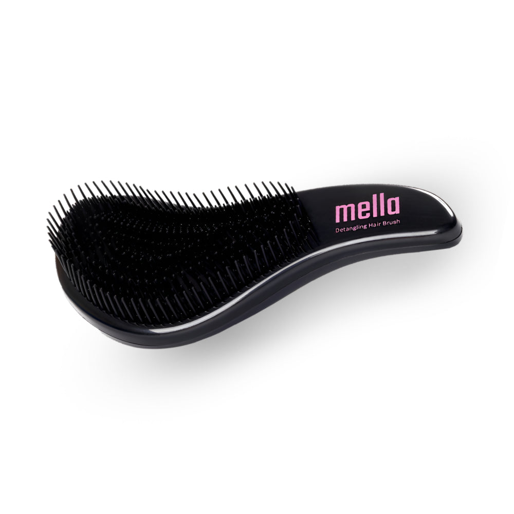 Mella Hair Brush Black Detangling