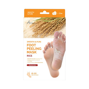 Ariul Foot Mask 2pc Exfoliation And Brightening With Rice Extract And Niacinamide