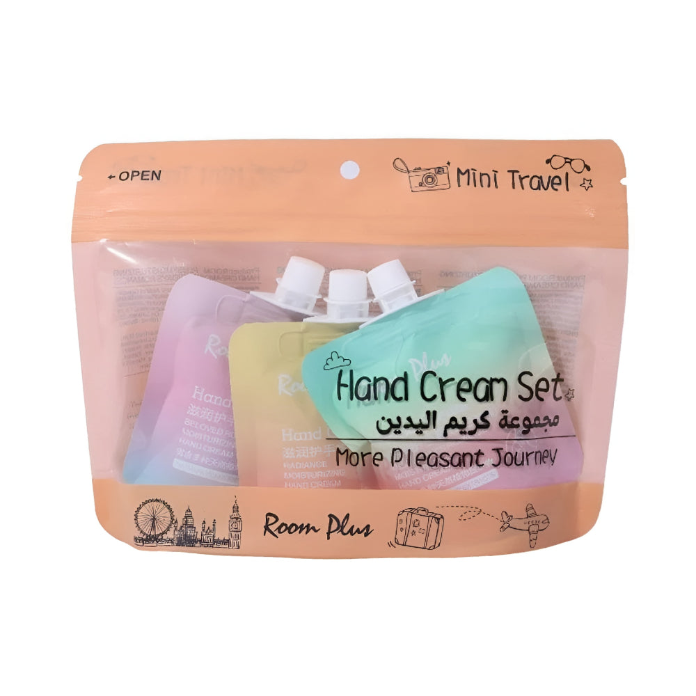 Room Plus Mini Moisturizing Hand Cream Set Plant Extract 3 x 30 gm