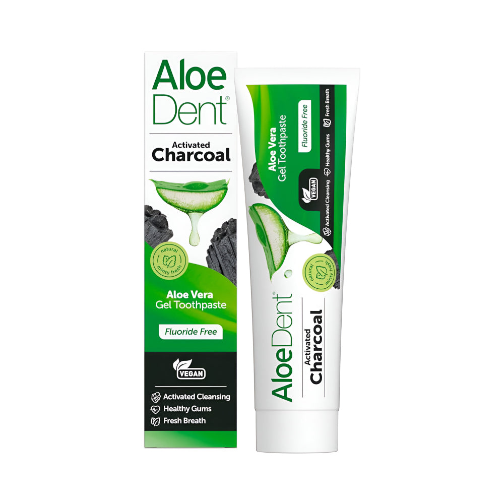 Aloedent toothpaste 100ml triple action charcoal v2