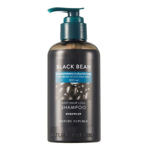 Nature republic hair shampoo anti hair loss 300 ml black bean
