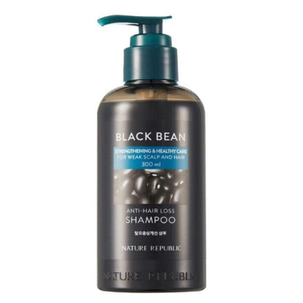 Nature republic hair shampoo anti hair loss 300 ml black bean