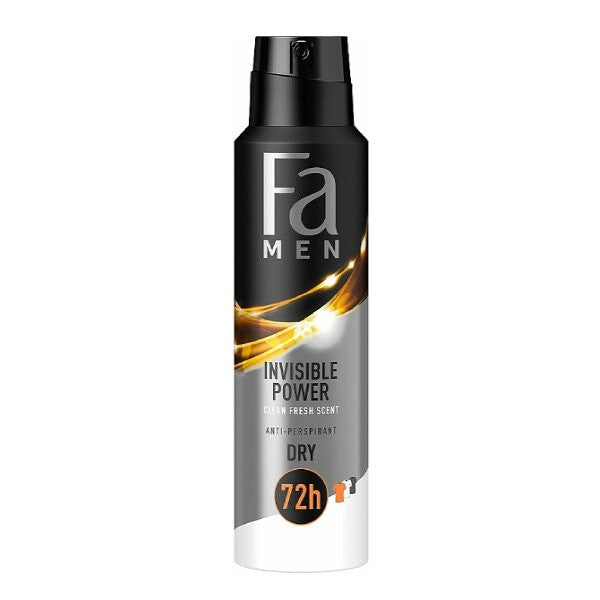 Fa deodorant spray 150ml man invisible power