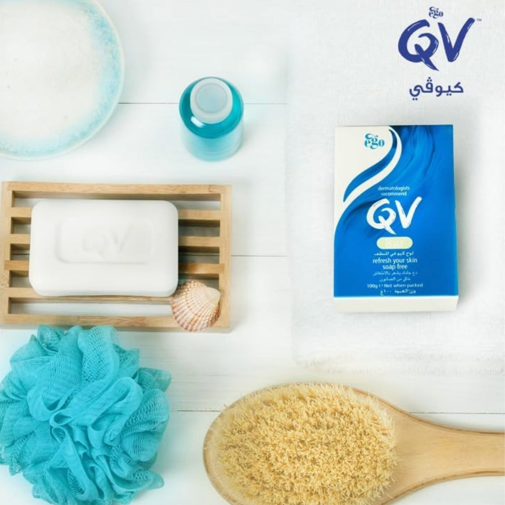 QV Bar Soap 100g Fragrance Free Deodorant