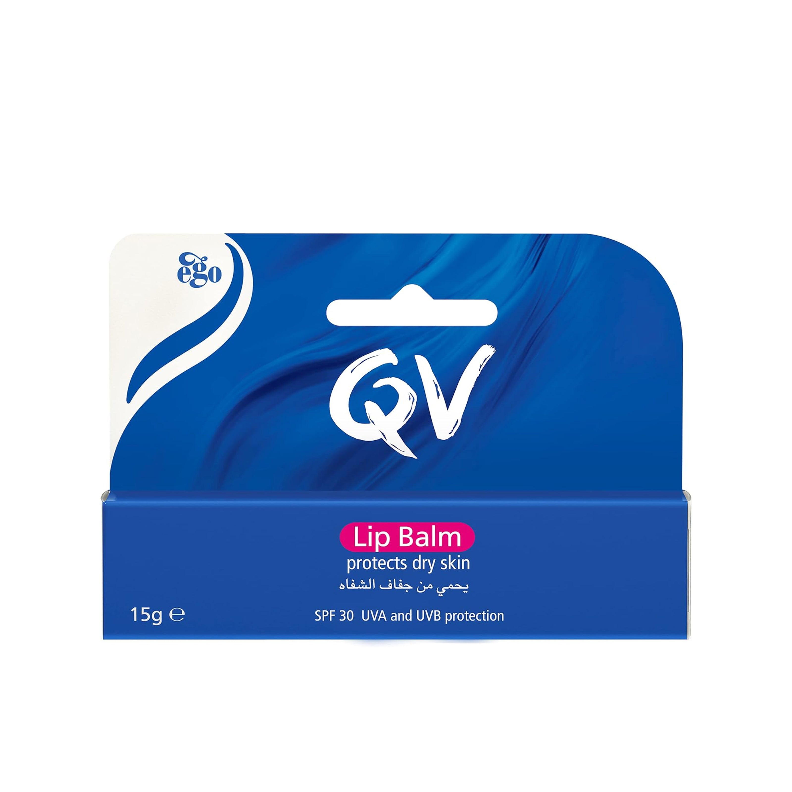 QV Lip Balm 15g - Soothing Moisturizer with SPF 30 for Sensitive Skin