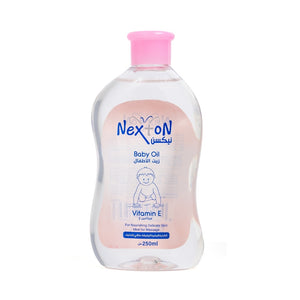 Nexton baby oil 250ml with vitamin e