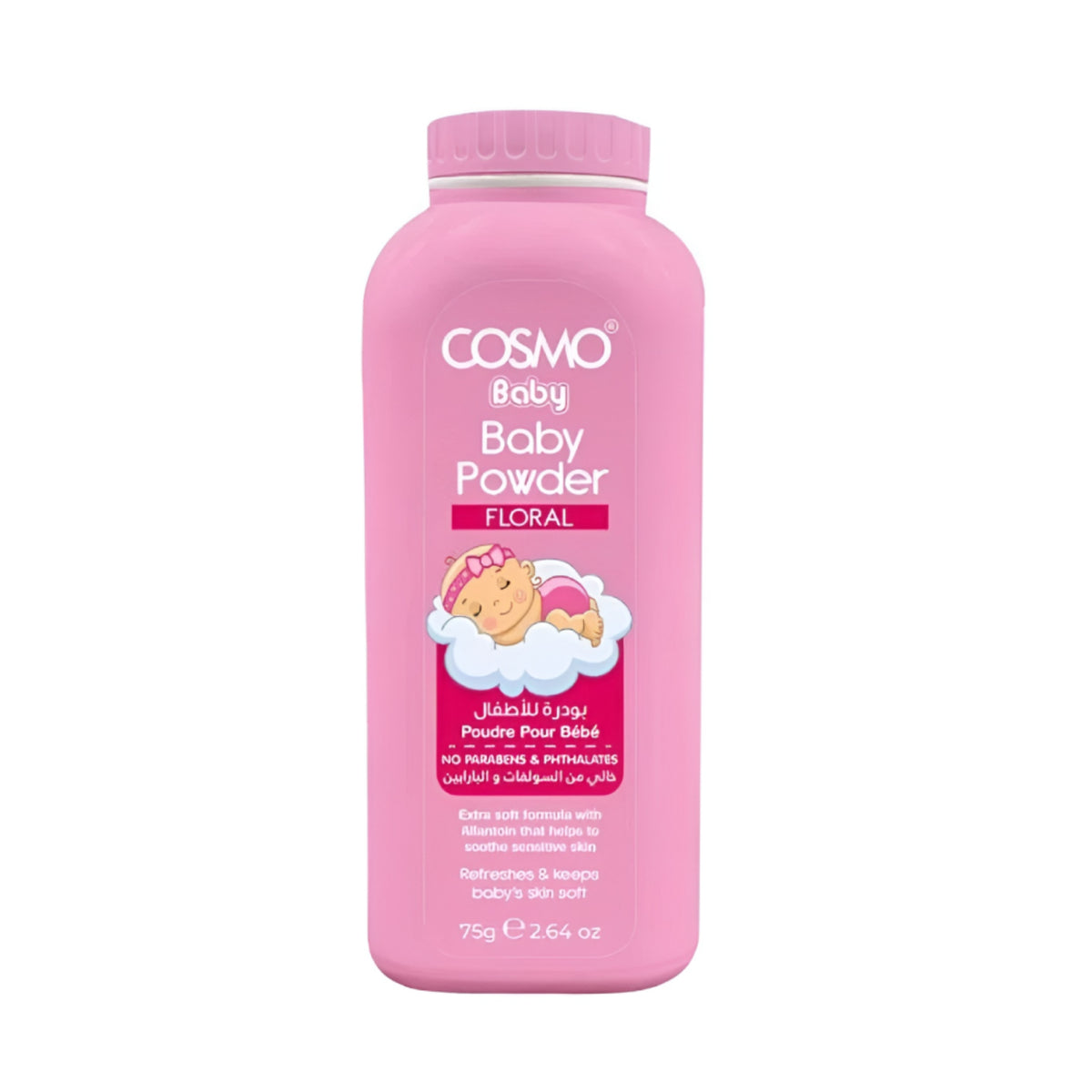 Cosmo Baby Body Powder 75g Sulfate And Paraben Free Floral