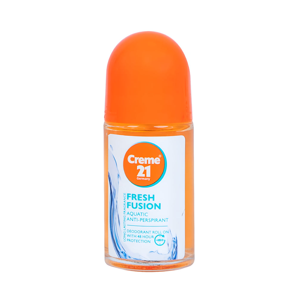 Creme 21 Deodorant Roll On 50ml Fresh Fusion
