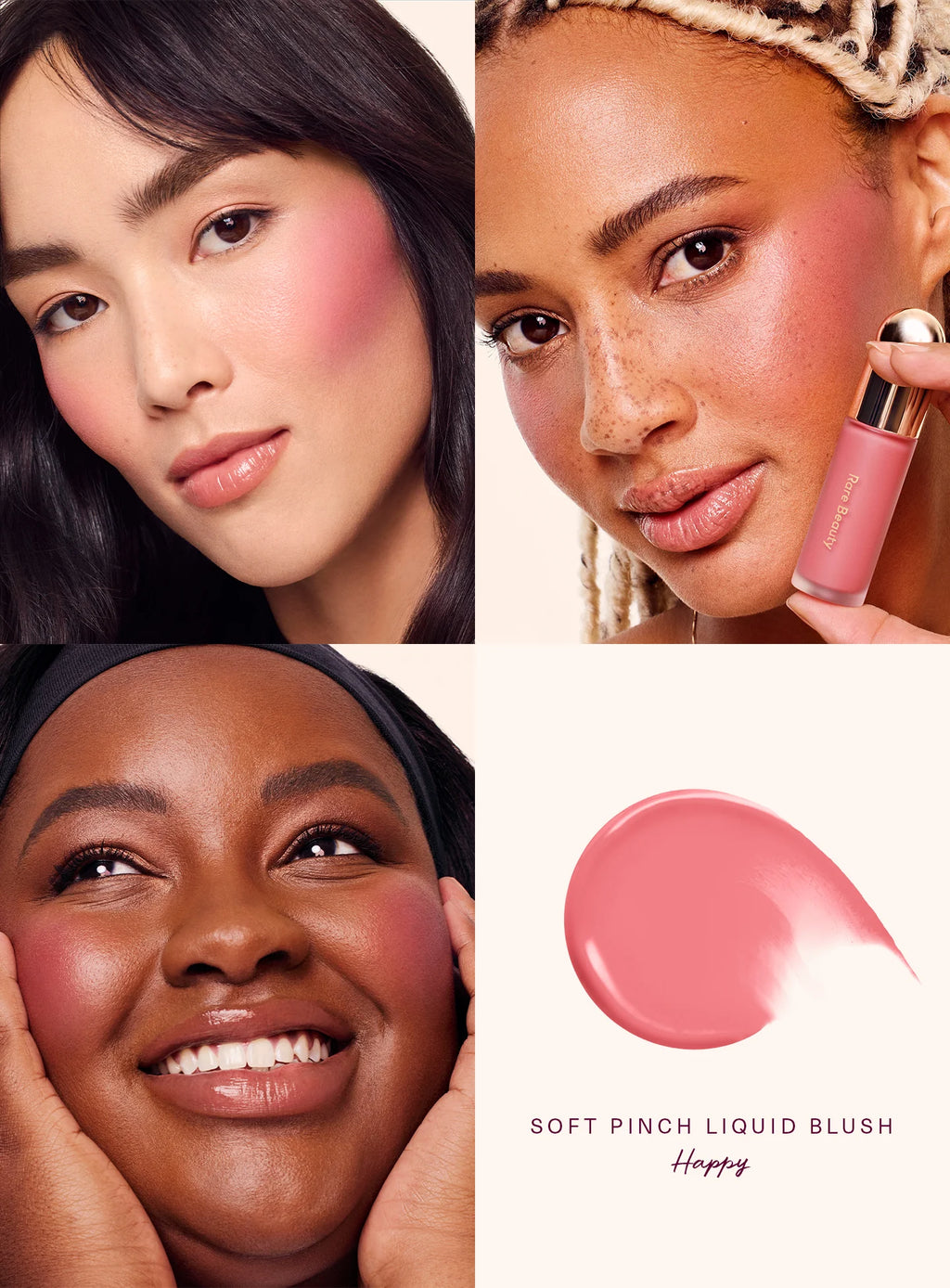 Rare Beauty Soft Pinch Liquid Blush – احمرار خدود سائل طويل الثبات بإشراقة ندية
