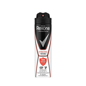 رذاذ مزيل العرق Rexona 150 مل للرجال مضاد للبكتيريا بلس غير مرئي 48 ساعة